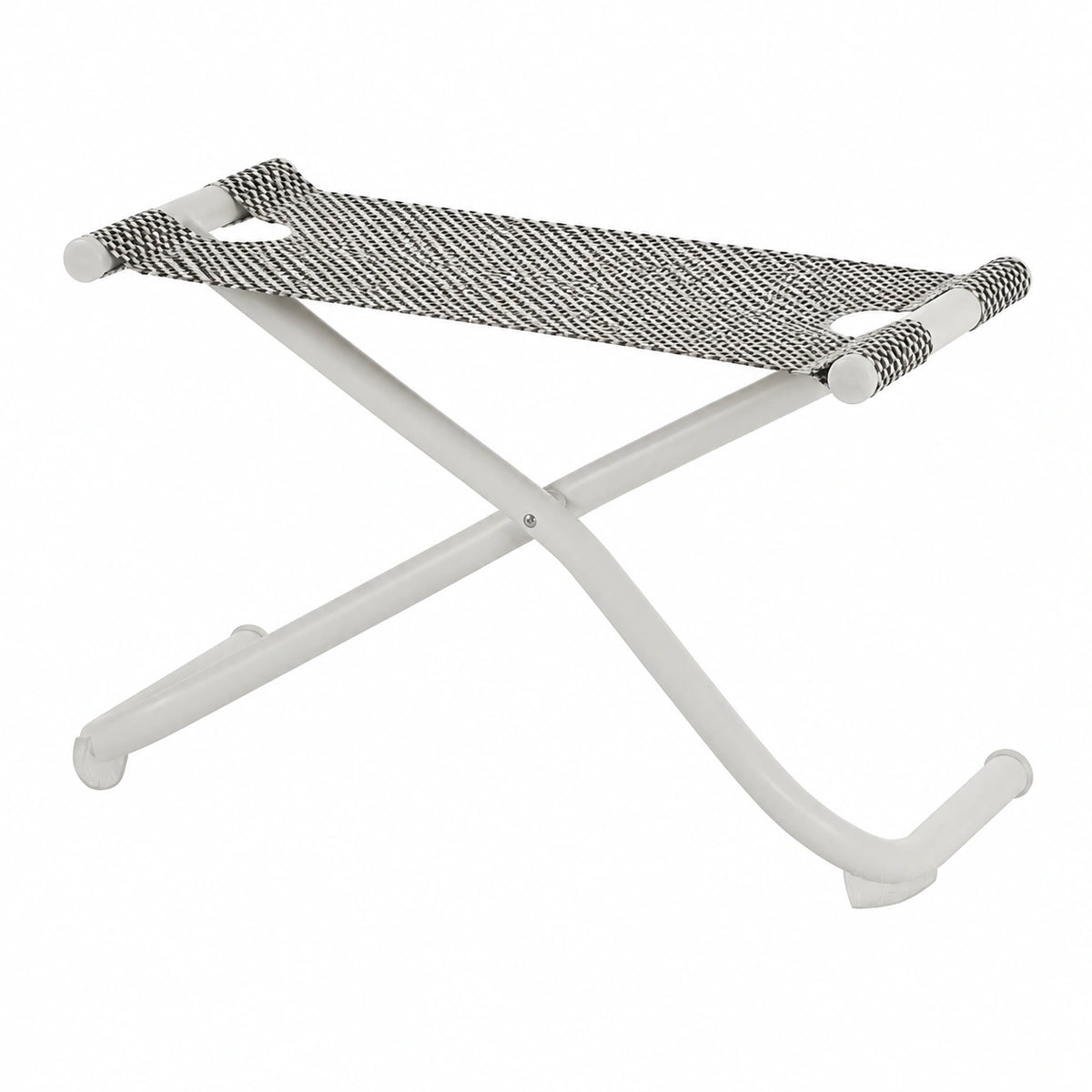 Emu - Snooze Sitzpouf, Mattweiß/Eisblau