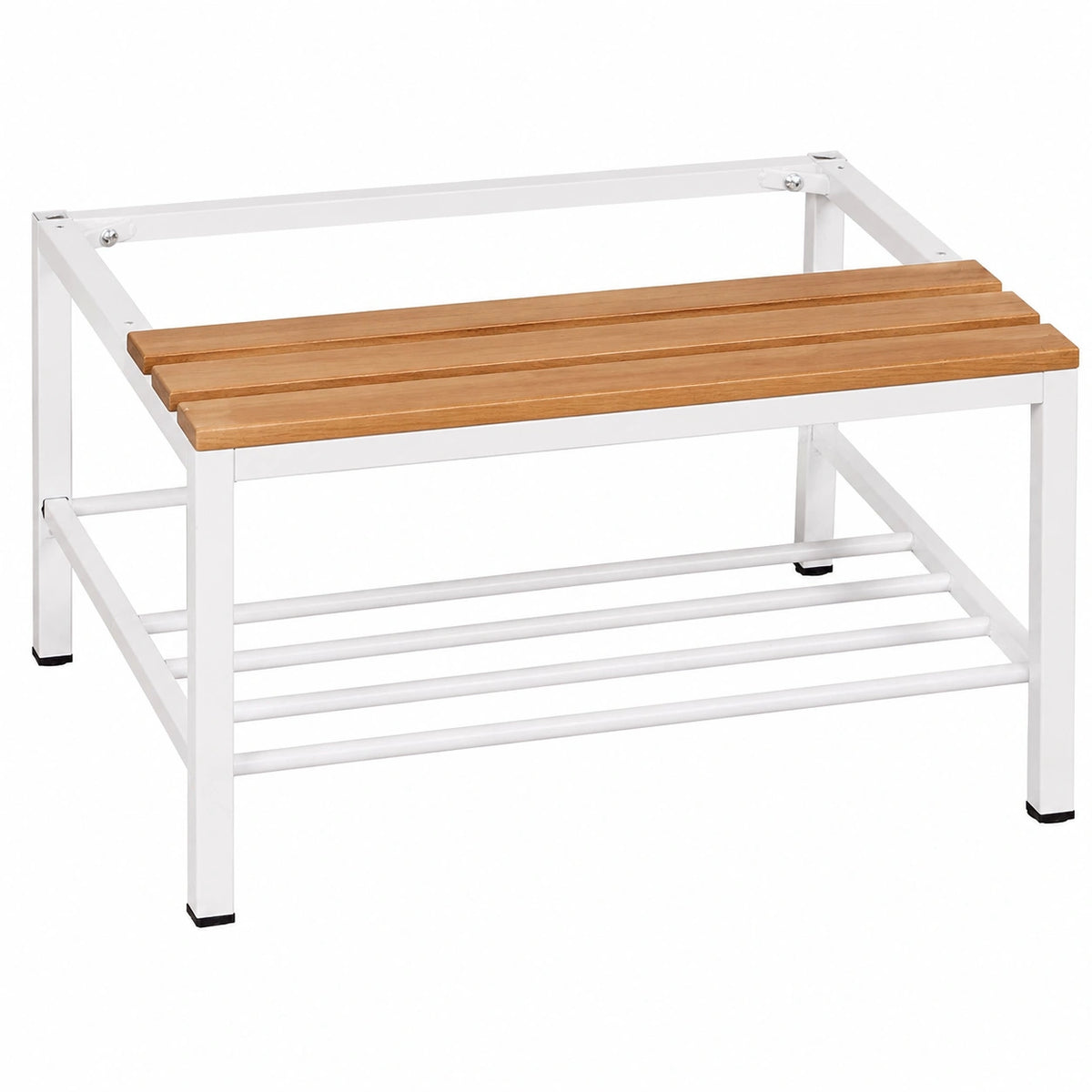 Garderobenbank mit Schuhablage und Stauraum, 120 cm