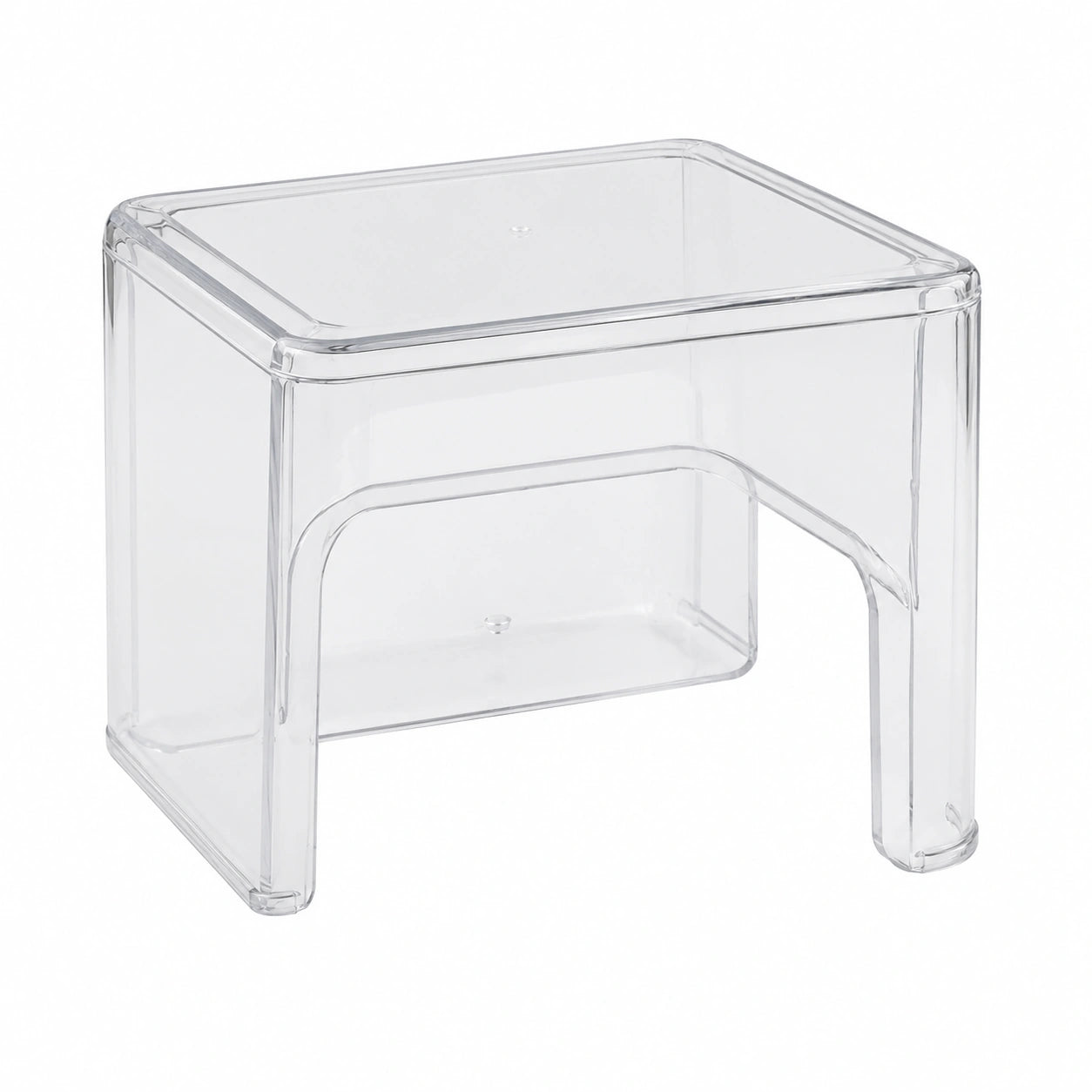 Spielzeughocker mit Pl¨¹schbezug und transparentem PET-Design, ideal f¨¹r Kinderzimmer, komfortabler Sitz f¨¹r alle Altersgruppen, dekoratives M?belst¨¹ck in Wei?