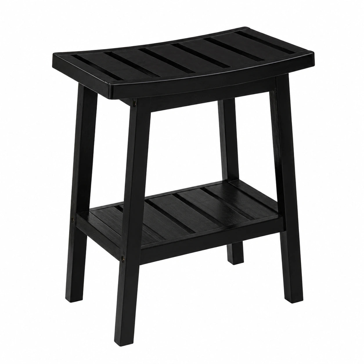 Bambus Aufbewahrungshocker Schwarz - 5five Simply Smart