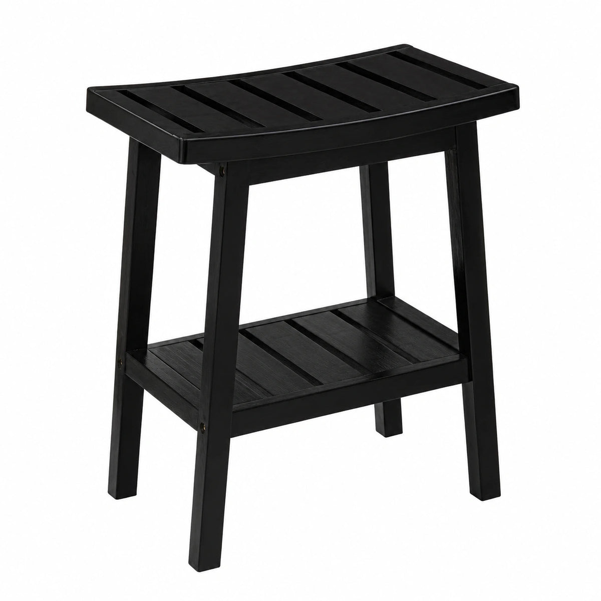 Bambus Aufbewahrungshocker Schwarz - 5five Simply Smart
