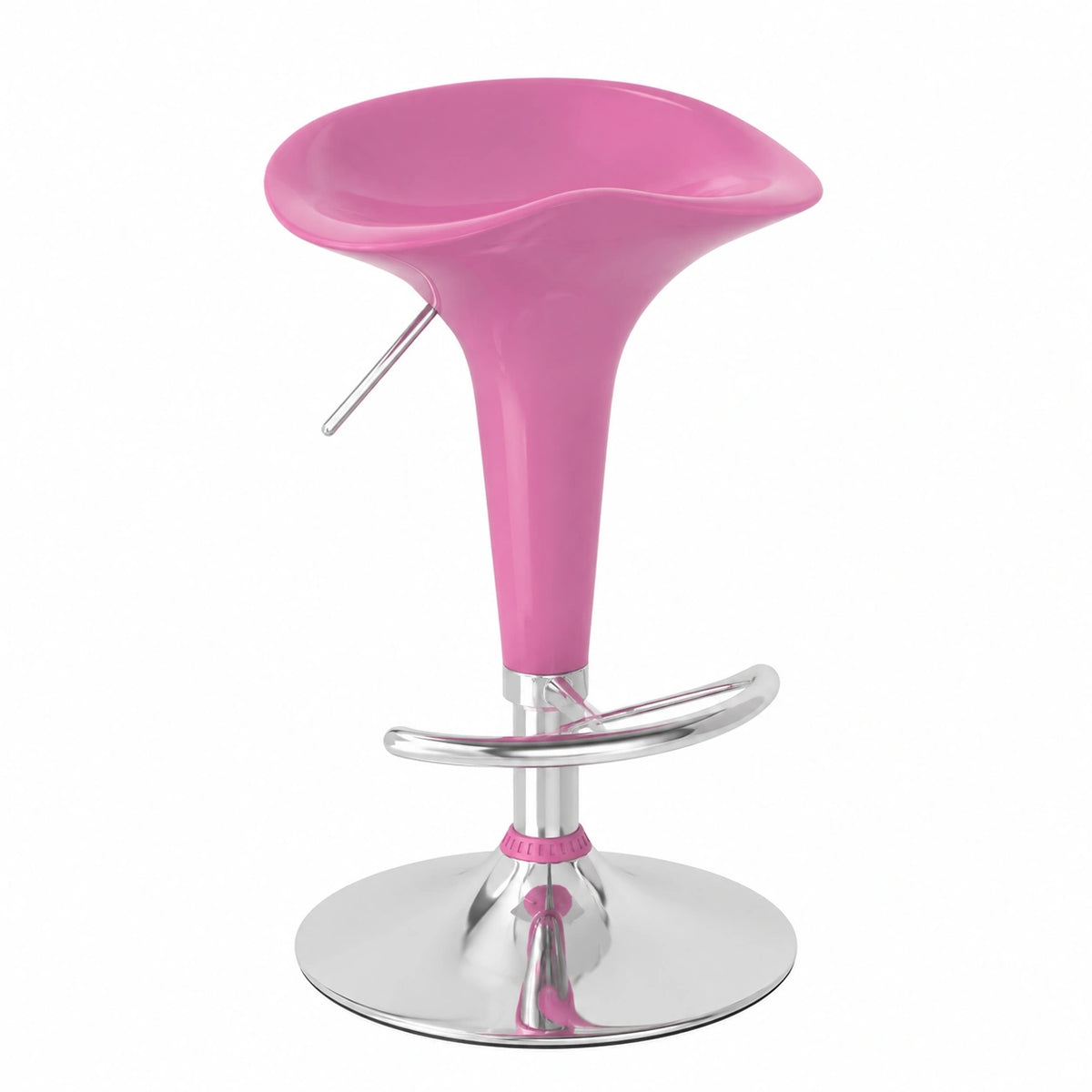 Eleganter Rosa Barhocker für Zuhause